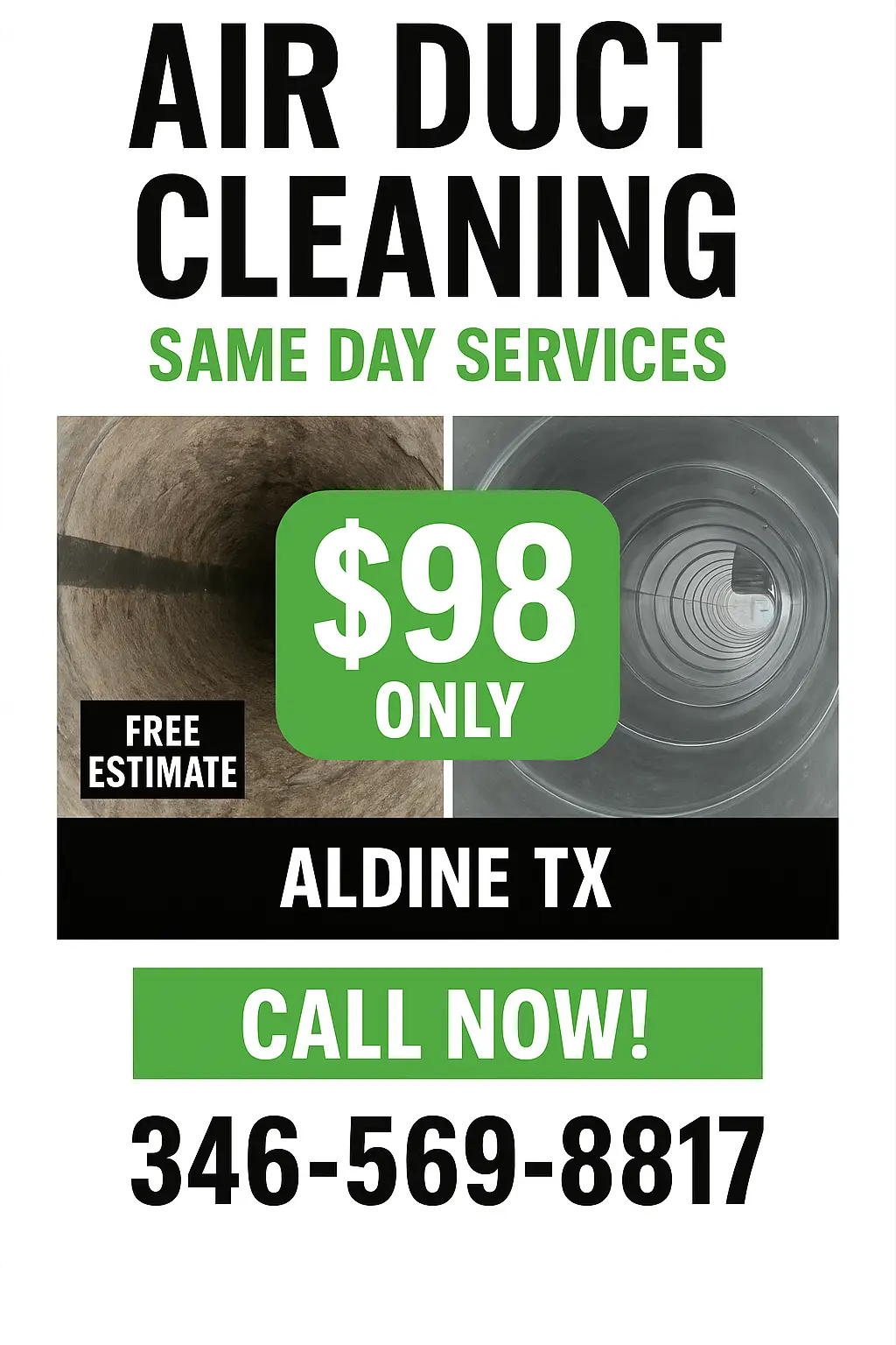 Air Duct Vent Cleaning Aldine TX Coupon